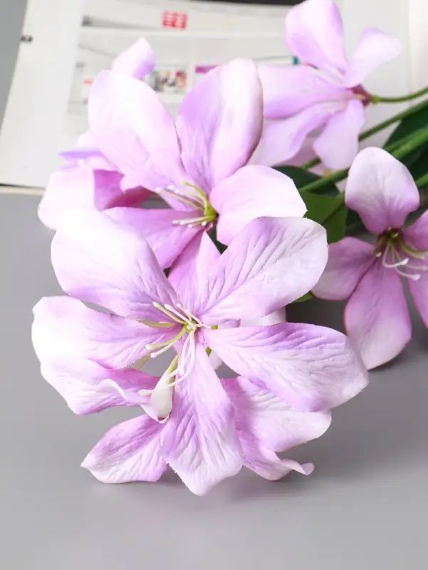 Цветы искусственные "Баухиния пёстрая" d-13 см 71 см, сиреневый