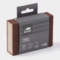 Губка для посуды Raccoon &laquo;Чудо-губка&raquo;, чистящая, 10&times;7&times;2.5 см