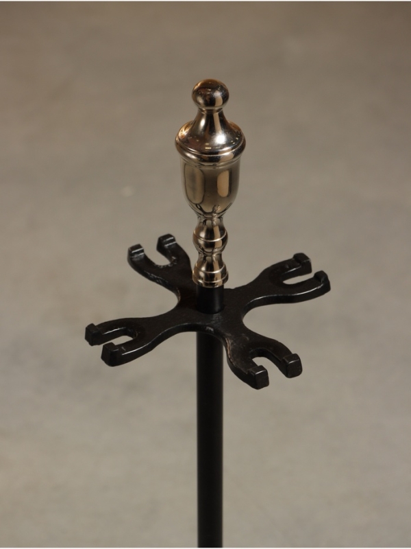 Каминный набор "Вьюга" сталь, 4 предмета, 13х13х61 см