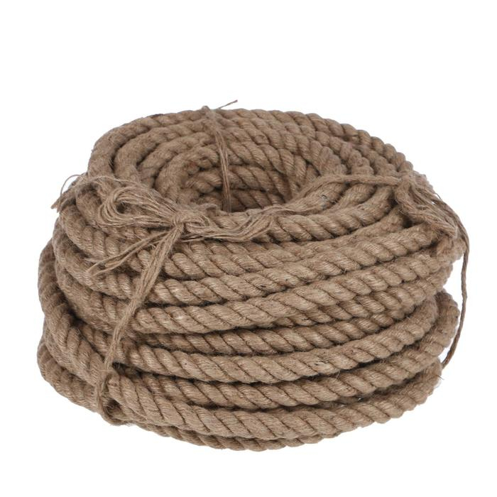 Канат джутовый 20 мм (30 м) бухта Канат джутовый 20 мм (30 м) бухта