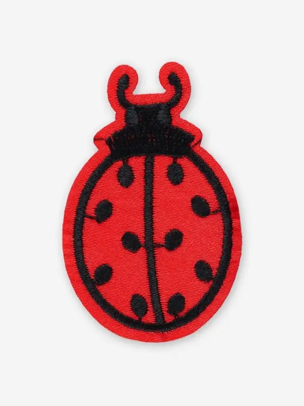 Термоаппликация &laquo;Божья коровка&raquo;, 5.7&times;3.5 см, красная