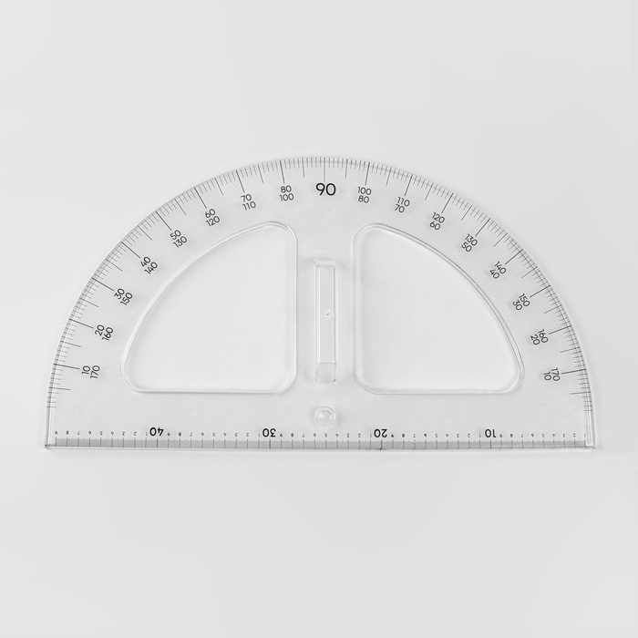 Транспортир портновский 180&deg;, пластик
