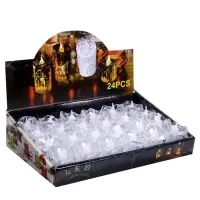 Свеча светодиодная, горит жёлтым