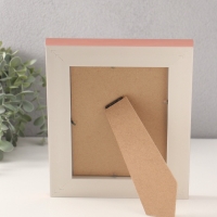 Фоторамка пластик 13х18 см "Романтизм" розовая 2,5х19,2х24,2 см