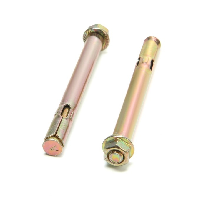 Анкерный болт ЛОМ, с гайкой, оцинкованный, 8х85 мм, 125 шт