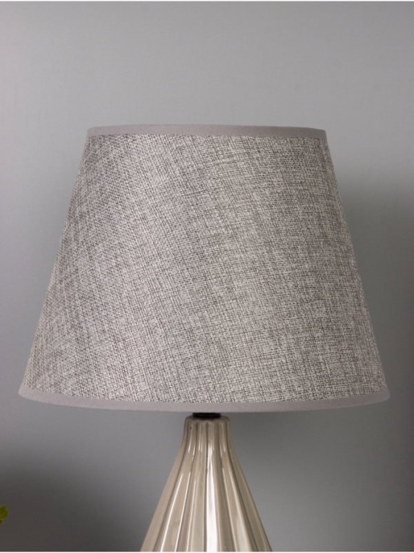Лампа настольная "Пастораль" 40Вт Е14 серый 24х24х38см