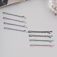 Невидимка для волос &laquo;Колор&raquo;, набор 30 шт., весна, 4.5 см, МИКС