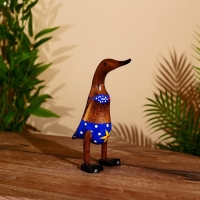 Сувенир "Утка в купальнике " дерево 25 см