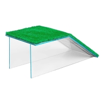 Мостик для черепахи односторонний № 5 с травой, 42 х 20 х 16 см Мостик для черепахи односторонний № 5 с травой, 42 х 20 х 16 см