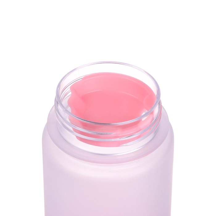 Бутылка для воды, напитков, спортивная, в школу, 500 мл, My bottle,19.5 х 6 см, розовая