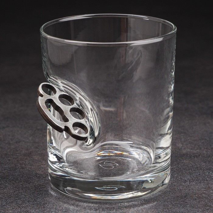 Стакан Стакан "Непробиваемый. Кастет", для виски, 250 мл