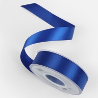Лента атласная двухсторонняя №0329 25мм*25±1м синий TR Лента атласная двухсторонняя №0329 25мм*25±1м синий TR