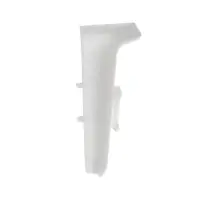 Угол внутренний для плинтуса &laquo;Деконика&raquo;, 70 мм, цвет 001 белый