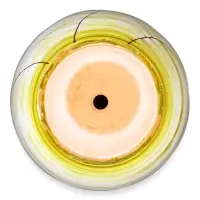 Горшок цветочный поддоном  2,5 л,  керамика, Тропики (М)