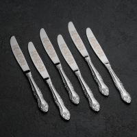 Набор столовых приборов &laquo;Тройка&raquo;, 24 предмета, художественная роспись, декоративная коробка