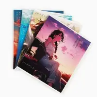 Тетрадь в клетку, 36 л., А5, на скрепке, блок №1 &laquo;Аниме&raquo; МИКС