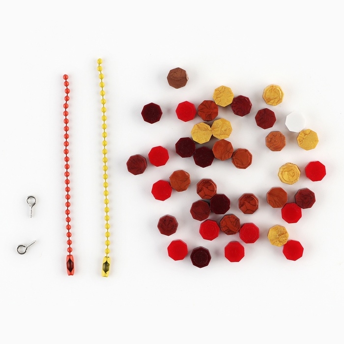 Набор для создания акриловых брелоков с наклейками и фигуркой из сургуча