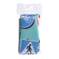 Накидка на сиденье автомобильное Cartage Дорожные знаки, ПВХ, 60х45 см, европодвес