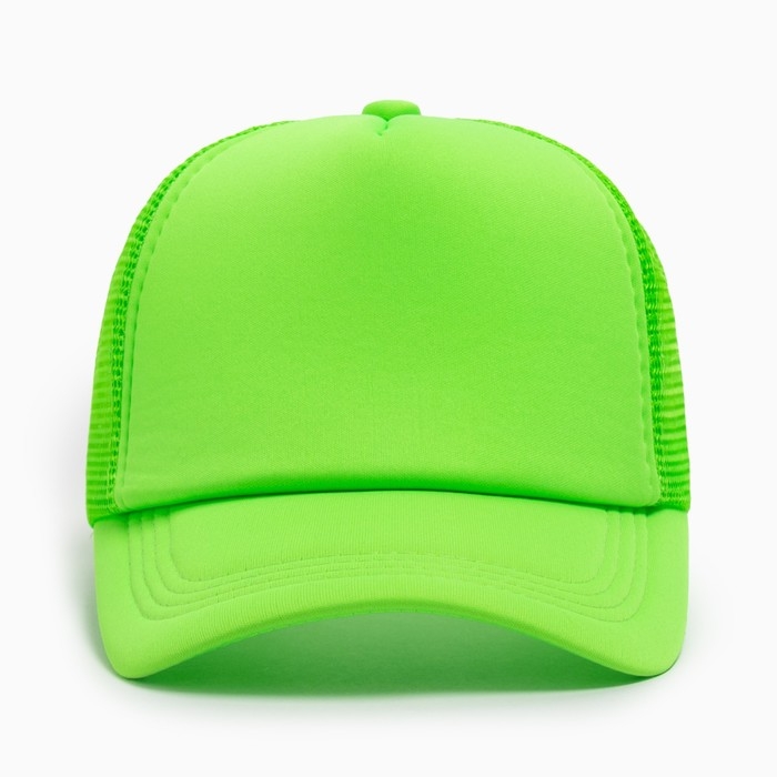 Бейсболка с сеткой MINAKU, цвет зелёный, размер 56-58