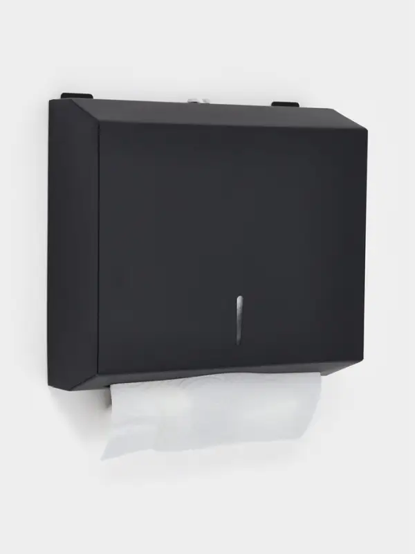 Диспенсер для бумажных полотенец в листах St&ouml;lz, 28.5&times;26.5&times;10 см, нержавеющая сталь, чёрный