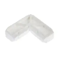 Уголок внутренний ТУНДРА для рамы москитной сетки, 42&times;17 мм, белый