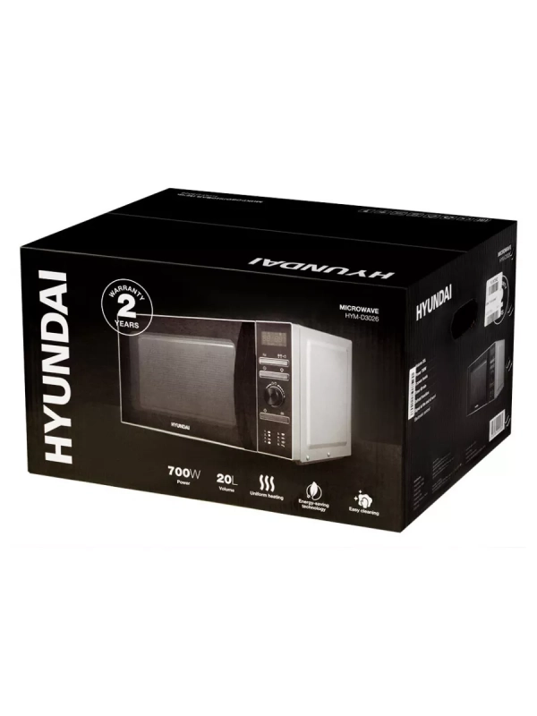 Микроволновая Печь HYM-D3026 20л. 700Вт серебристый