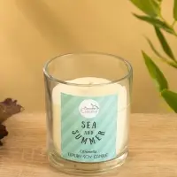Свеча с кристаллом внутри Sea and Summer "Citronella" цитронелла, 120 гр