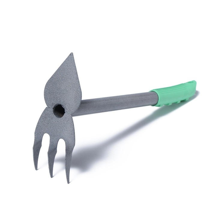 Мотыжка комбинированная, длина 35 см, пластиковая ручка, цвет МИКС