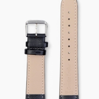 Ремешок для часов кожаный с быстросъемными шпильками, 20 мм, l-20 см, черный Ремешок для часов кожаный с быстросъемными шпильками, 20 мм, l-20 см, черный