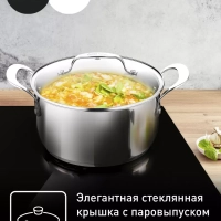 Кастрюля со стеклянной крышкой JO Kitchen Essentials 24 см
