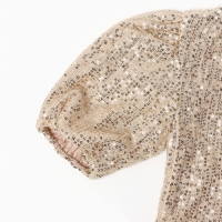 Платье нарядное для девочки KAFTAN размер 30 (98-104 см), золотой Платье нарядное для девочки KAFTAN размер 30 (98-104 см), золотой