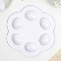 Пасхальная подставка на 6 яиц &laquo;Композиция&raquo; на пасху, 21,5 х 19.9см