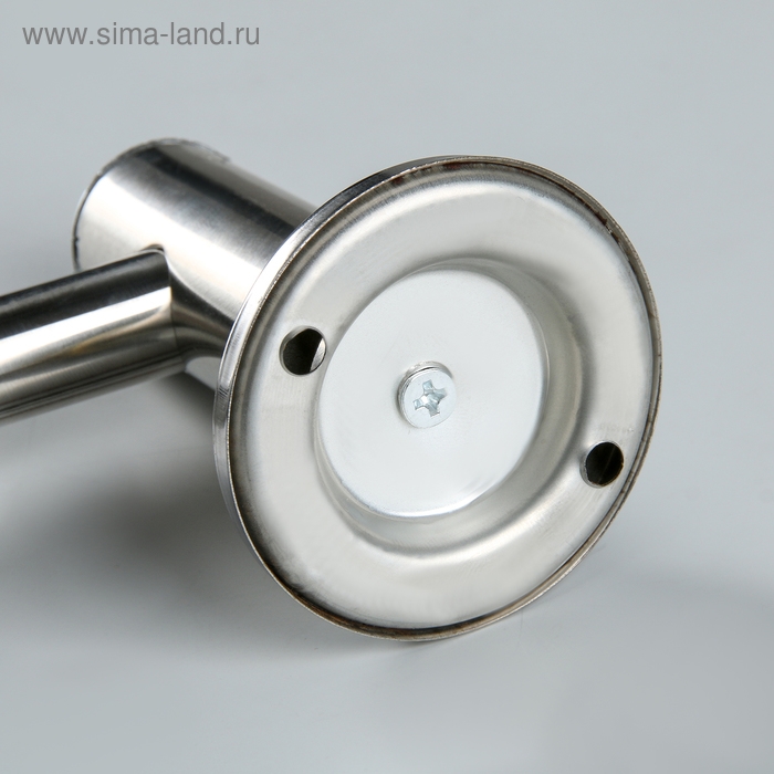 Держатель для полотенец одинарный, 61&times;5&times;8,5 см, цвет хром