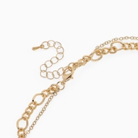 Кулон &laquo;Цепь&raquo; фламинго, цвет золото