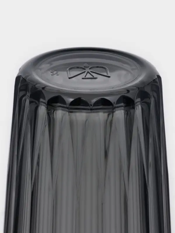 Стакан высокий "Мистерия" графит 280 мл, 6 шт.