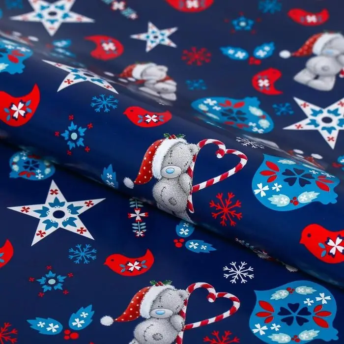 Бумага упаковочная глянцевая &laquo;С Новым Годом!&raquo;, 50&times;70 см