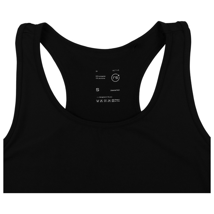 Майка женская Resport, р. 50, цвет чёрный, базовая