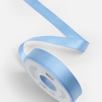 Лента атласная двухсторонняя №332 20мм*25&plusmn;1м небесно-голубой TR