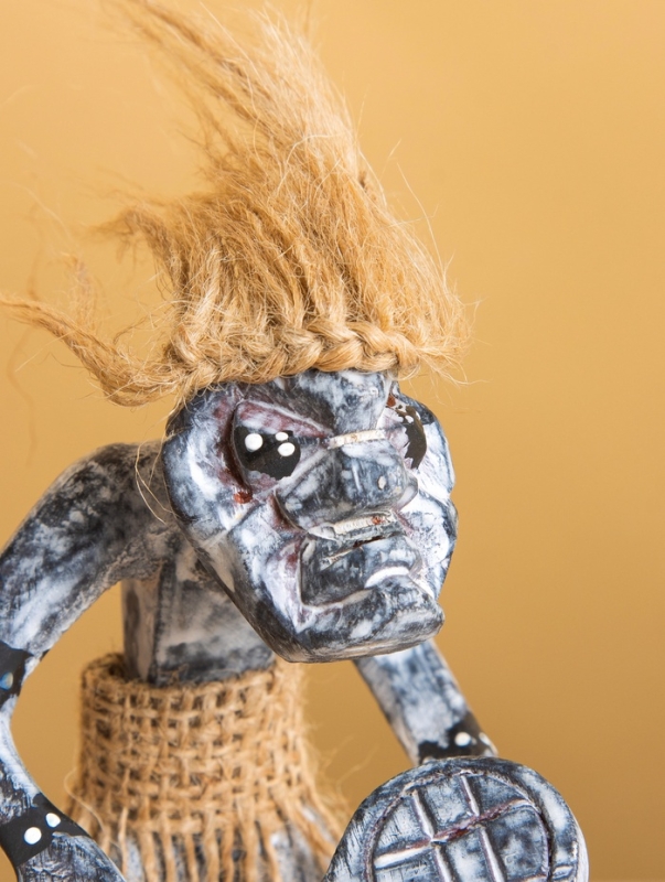 Сувенир &laquo;Абориген теннисист&raquo;, 10&times;8&times;17 +/- 1 см, дерево