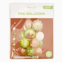 Воздушные шары "Капибара с ромашкой" фольга, латекс, набор 12 штук