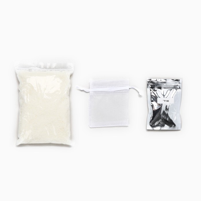 Аромасаше своими руками. Набор для создания ароматической фигурки из соевого воска &laquo;Розовые сердечки&raquo;