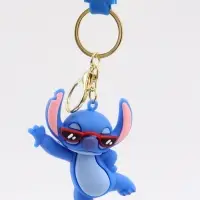 Брелок "Стич в очках", 8 см