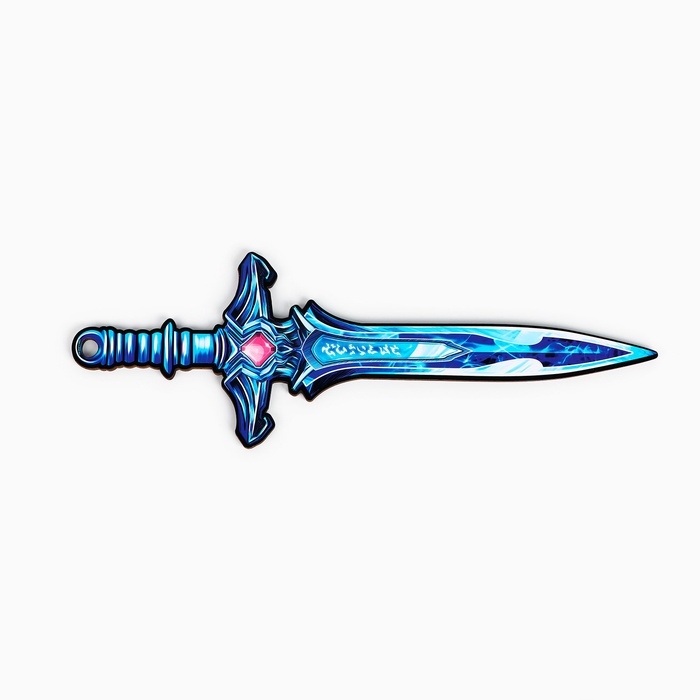 Набор оружия "Ледяной", меч, сюрикен, кунай