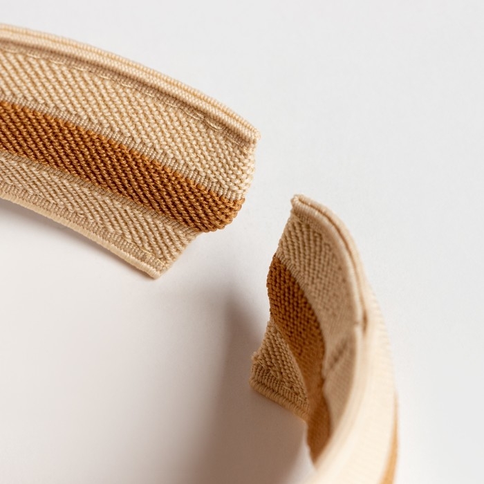 Козырёк женский плетёный MINAKU цвет бежевый, р-р 56-58 Козырёк женский плетёный MINAKU цвет бежевый, р-р 56-58