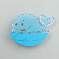 Бра "Кит" LED 12Вт сине-голубой 35х32 см