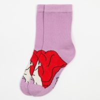 Носки для девочки &laquo;Русалочка Ариэль", Принцессы, DISNEY, 16-18 см, цвет фиолетовый