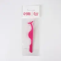 Пинцет для накладных ресниц, 10.8&times;1.8 см, розовый