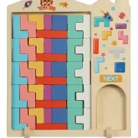 Развивающая головоломка Тетрис деревянный