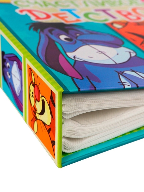 Фотоальбом на 300 фото в твёрдой обложке "Мое счастливое детство", Медвежонок Винни и его друзья