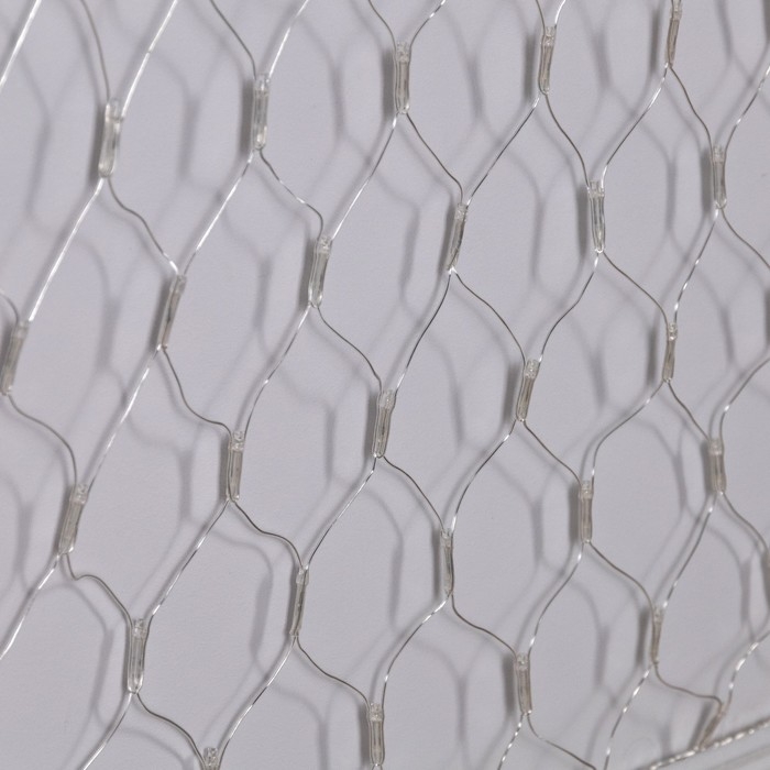 Гирлянда &laquo;Сеть-ёлка&raquo; 1 &times; 1 м, IP20, тёмная нить, 90 LED, свечение белое, 8 режимов, 220 В